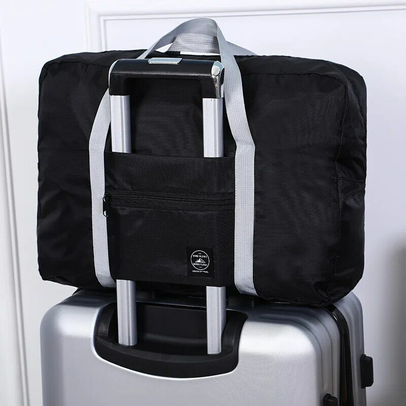 2023 Reisetasche Nylon Faltbare Gepäck Tasche Große Kapazität Lagerung Tasche Frauen Wasserdichte Handtaschen Männer Reise Veranstalter Kostenloser Versand