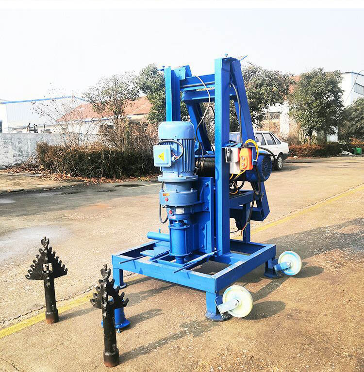 water well drilling machine  mini drilling rig machine 300 depth electric water