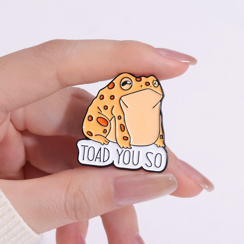 Cute Animals Enamel Pins Custom BE KIND TO OTTERS Brooches Lapel Badges TOAD OTTERS DOG TURTLE Jewelry Gift for Kids Friends