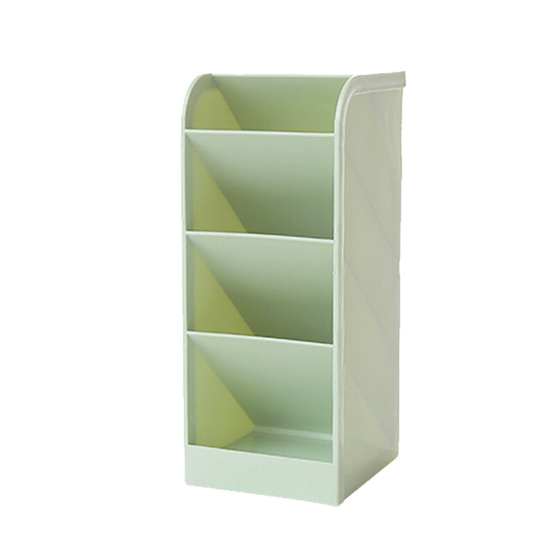 Multi-functional Stationery Storage Box 4 Grids Plastic Cosmetics Organizer Sundries Basket