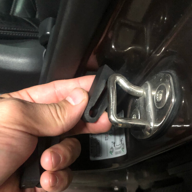 Amortiguador de sonido para coche, bloqueo de puerta amortiguadora para VW Golf Polo T5 Bora Caddy Jetta Multivan Passat Scirocco Tiguan Touran