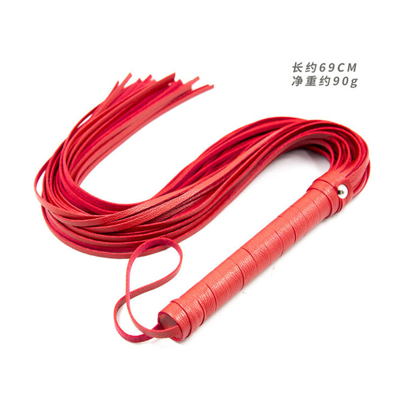 69CM PU Leather Horse Whip, Horse Training Crop Flogger Racing Practice Outdoors Whip