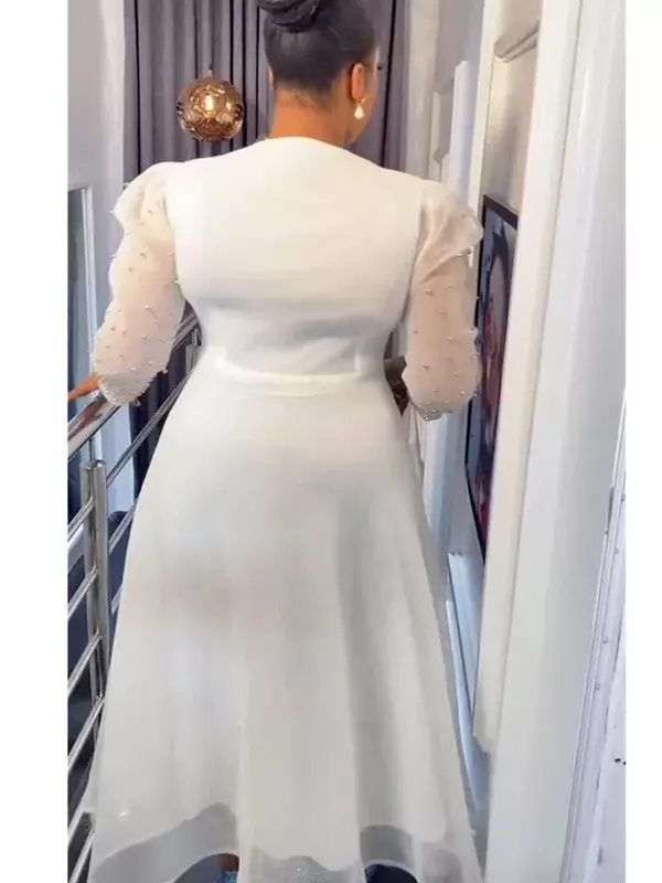 Afrikanische Kleider für Frauen plus Größe Afrika Kleidung Dashiki Ankara Truthahn Outfits Kleid elegante muslimische Hochzeits feier langes Kleid