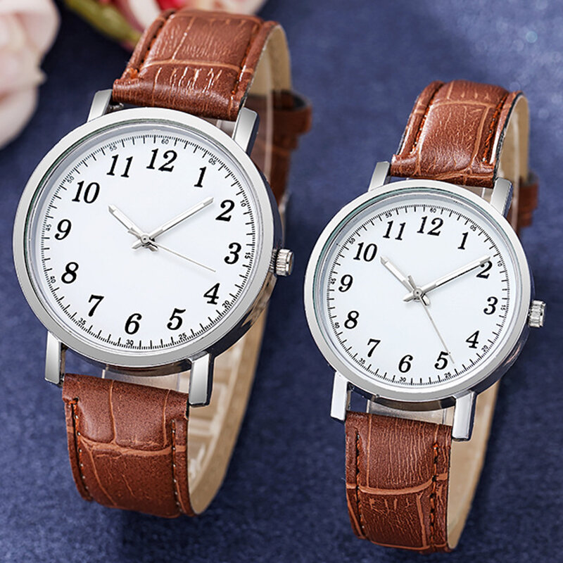 2022 luxus Paar Analog Uhren High-grade Leder Uhr Für Liebhaber Casual Quarz Uhr Klassische Retro Armbanduhr Liebhaber Geschenk