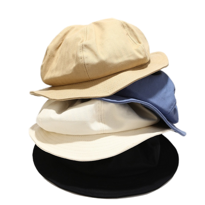 Spring and summer niche literature and art retro cloud hat show face small sunshade basin hat