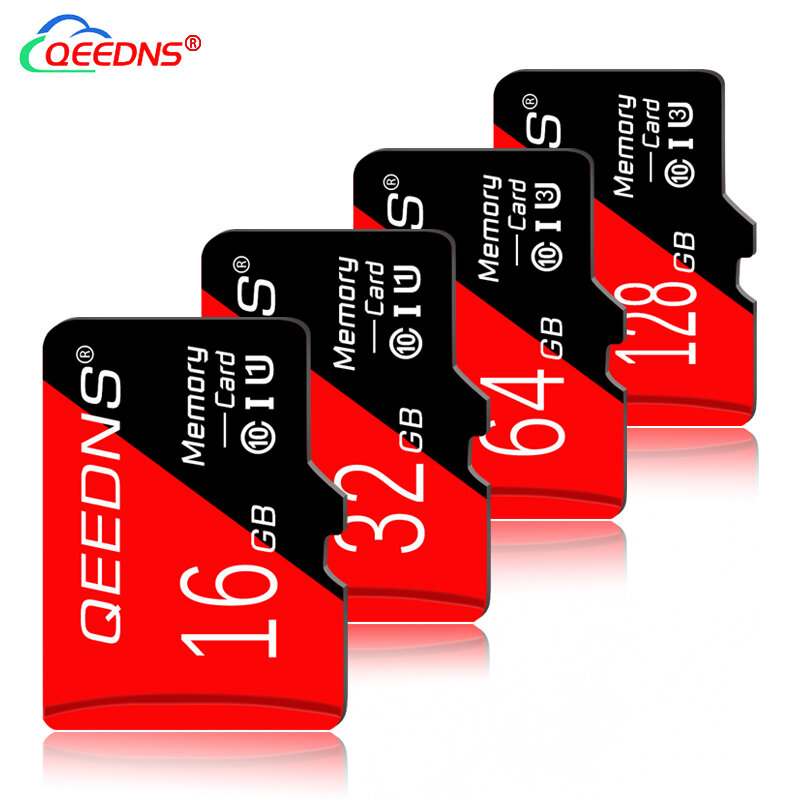 Kartu Mikro Kartu TF SD Mini 128GB 64GB 32GB 16GB Kelas 10 Kartu Video Flash 256Gb Kartu Memori 512Gb Flash Drive untuk Ponsel
