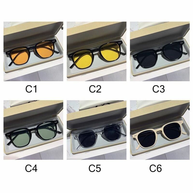 Óculos de sol retrô para homens, óculos vintage, tons quadrados, óculos de sol