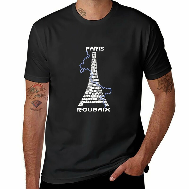 Roupa masculina de Paris Anime, camiseta estética masculina