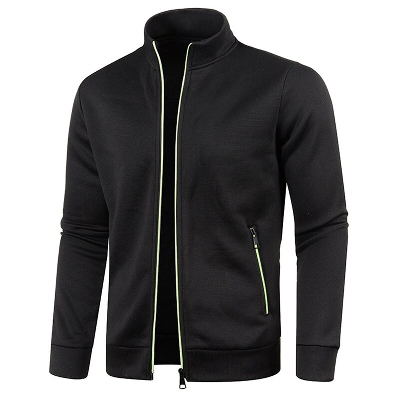 Männer Reiß verschluss Jacken Stehkragen Sweatshirt Outdoor Streetwear Freizeit mantel Langarm Mäntel Herren bekleidung M-4XL