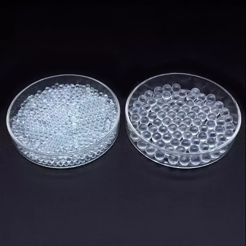 Bola de vidro para experimentos laboratoriais, grânulo de areia, tamanho diferente, 3mm, 4mm, 5mm, 6mm, 7mm, 1000pcs por lote