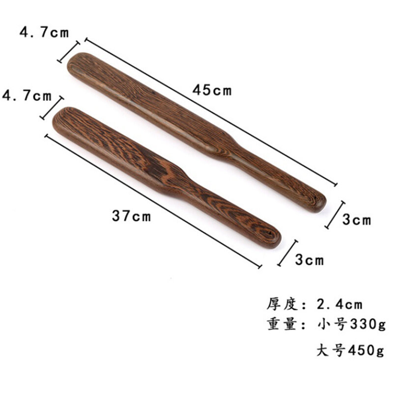 37cm/45cm Massivholz paddel, hand gefertigte Deluxe-Reitpeitsche, Punk-Fledermaus-Peitsche für Cosplay