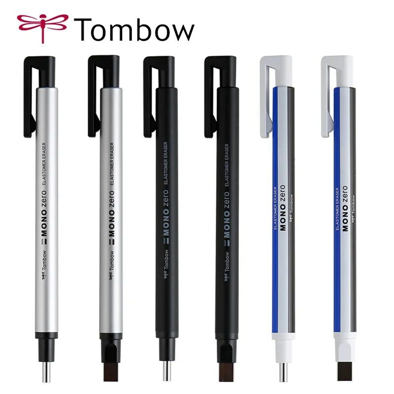 Механический ластик TOMBOW, механический ластик, тщательное Мелирование, многоразовая форма ручки, резиновый пресс, школьные канцелярские принадлежности