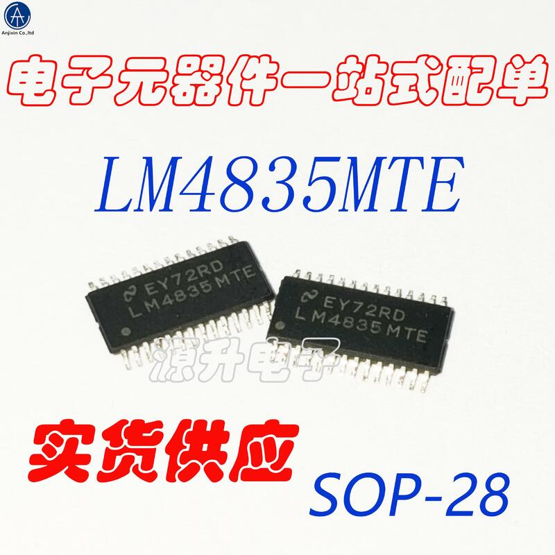 10 pces 100% original novo lm4835mtex/lm4835mte smd circuito integrado ic smd sop-28