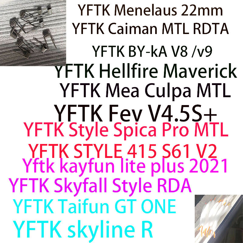 YFTK taifun 5 SQuape A rise j3s monarchy Caiman Skyfall 415 fu ma kayfun lite plus 22 BY-kA V9 Dvarw fl tank identification tag