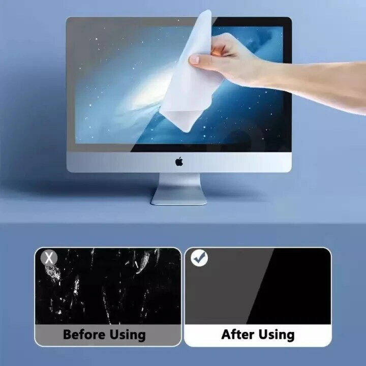 2023 Polishing Cloth For Apple iPhone iPad Air Macbook Air Screen Display Camera Polishing Cleaning Wipe Cloth For Xiaomi Google