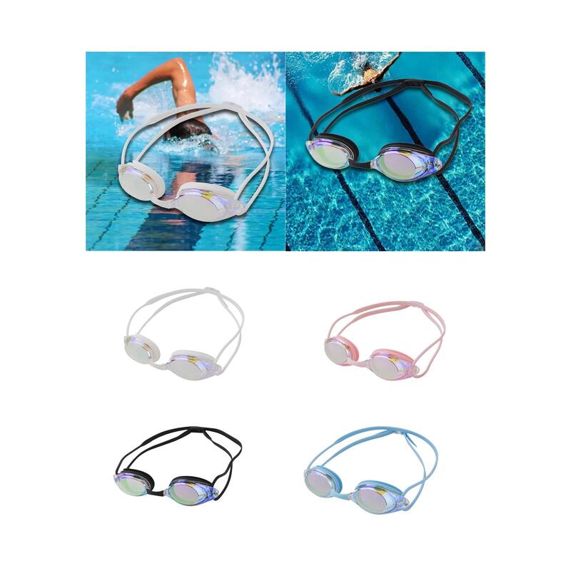 Swim Goggles Leakproof Soft Silicone Eyewear for Outdoor Diving Water Sports