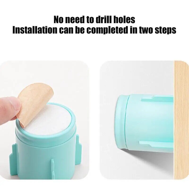 Adjustable Door Stopper Protective Adjustable Wall Guard With Adhesive Anti Slip Easy Installation Door Stoppers Multifunctional