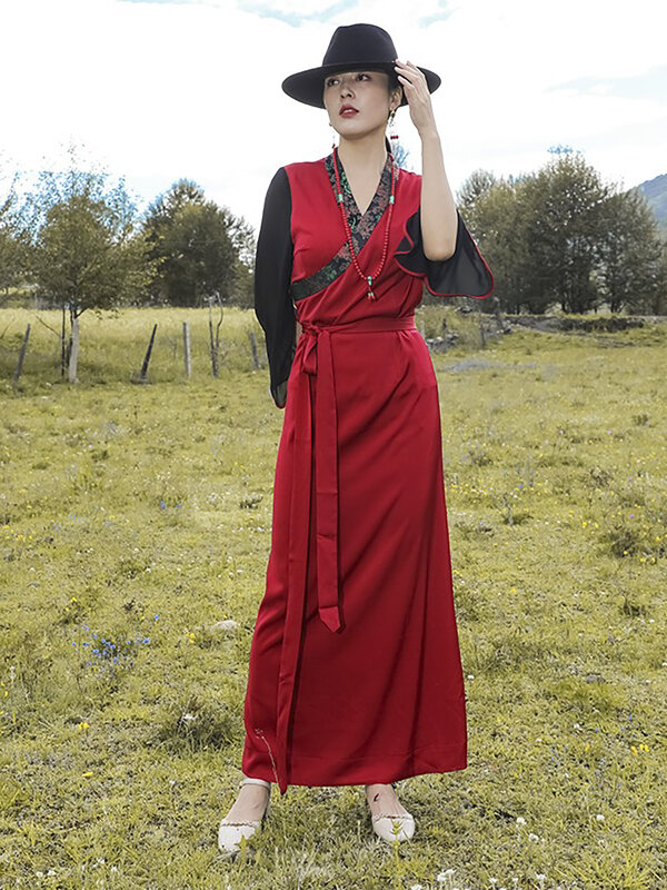 فستان تنحيف على الطراز الصيني للنساء ، أزياء صيفية محسنة ، ملابس نسائية