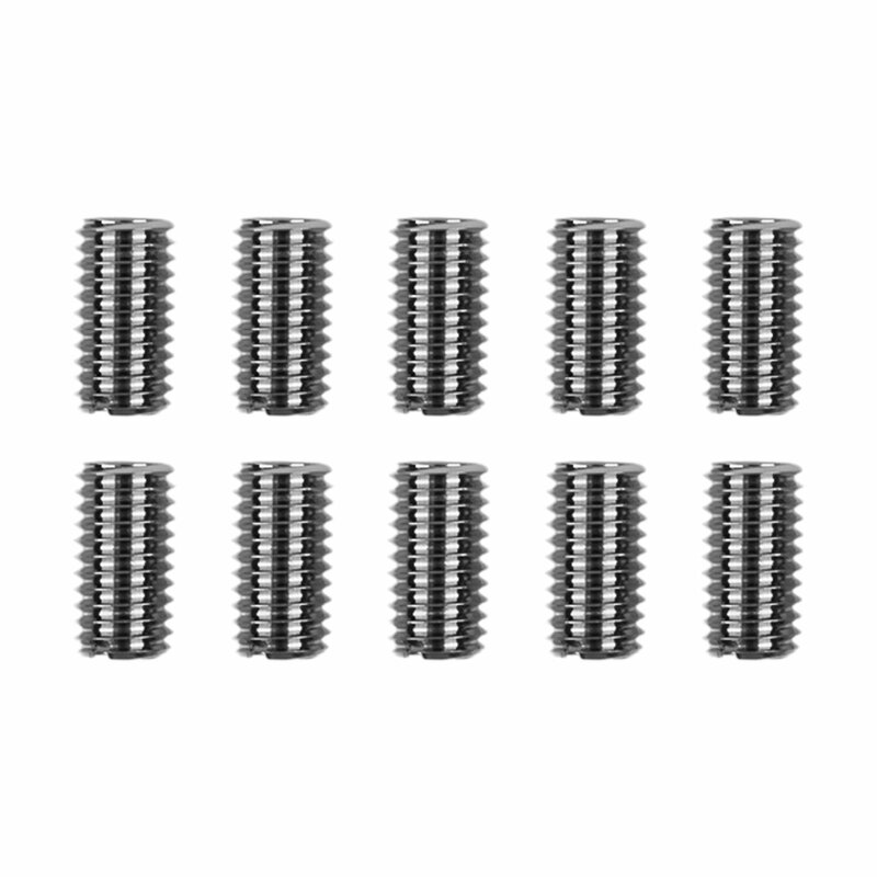 10pcs Threaded Insert Inner M6X10 to Outer M8X125 Length 15MM ─ Cost effective Solution for Manufacturing Industry