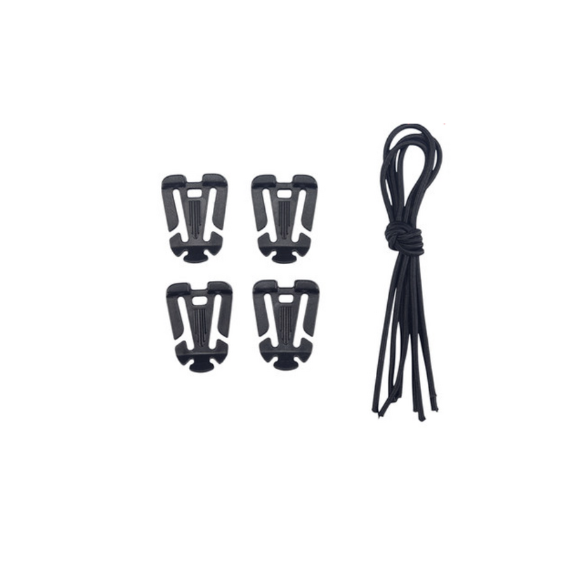 4 pz/set Tactical Molle fettuccia Outdoor Vest accessori per zaino fibbia appesa attrezzatura per cintura fissa fibbia di finitura