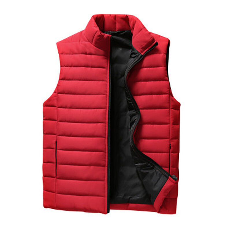 Chaleco de marca para hombre, chaqueta cálida sin mangas, informal, talla ajustada, MWB021, Otoño e Invierno