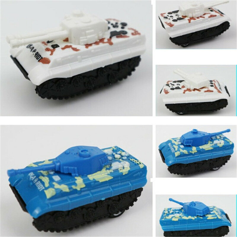 Wojskowy zielony czołg armata Model miniaturowe zabawki 3D hobby prezent edukacyjny dla dzieci