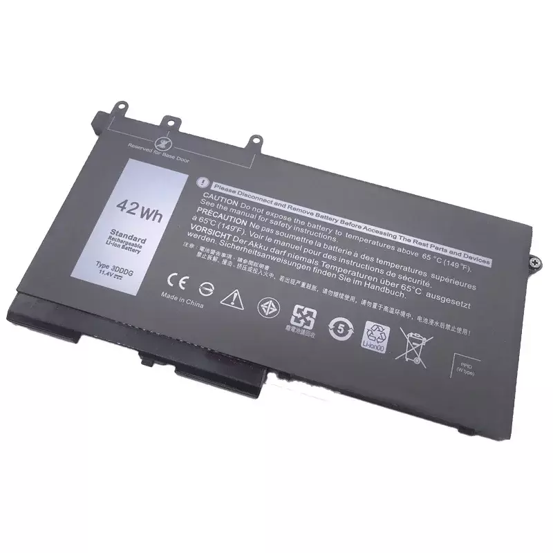 LMDTK New 3DDDG 11.4V 42WH Laptop Battery For Dell Latitude 5280 5288 5480 5580 5490 5590 5491 5591 5495 5488 M3520 M3530 Series