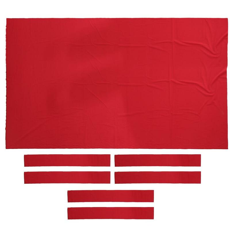 Recambio de tela de billar, fieltro para mesa de billar de 9 ', Deluxe y duradero, fácil de instalar, varios colores, Rojo