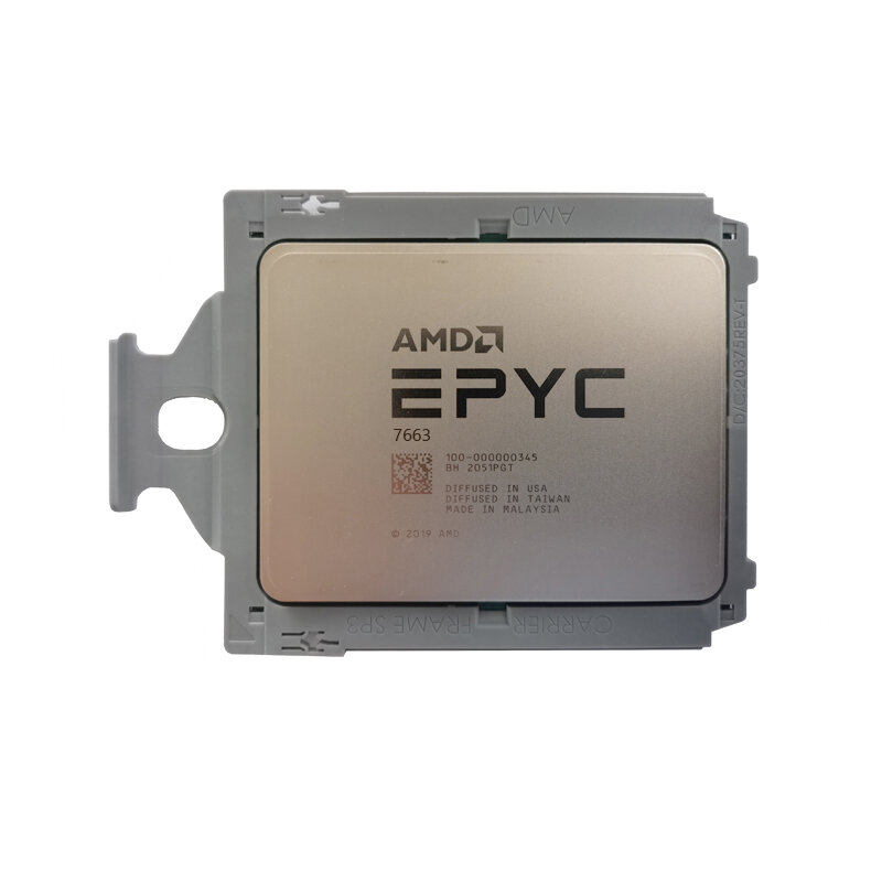 AMD EPCY 7663 + Gigabyete MZ72-HB0 3DS módulos RDIMM/LRDIMM até 256GB suportado servidor placa-mãe
