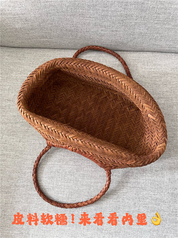 Плетеная Сумка из воловьей кожи, женская сумка на плечо, сумка-тоут с корзиной для овощей, праздничная сумка ручной работы из натуральной кожи