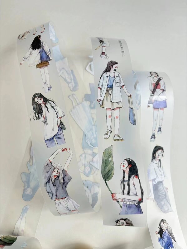 Vintage Niets Te Doen Vandaag Meisje Washi Pet Tape Voor Kaart Maken Decoratie Diy Scrapbooking Plan Stickers