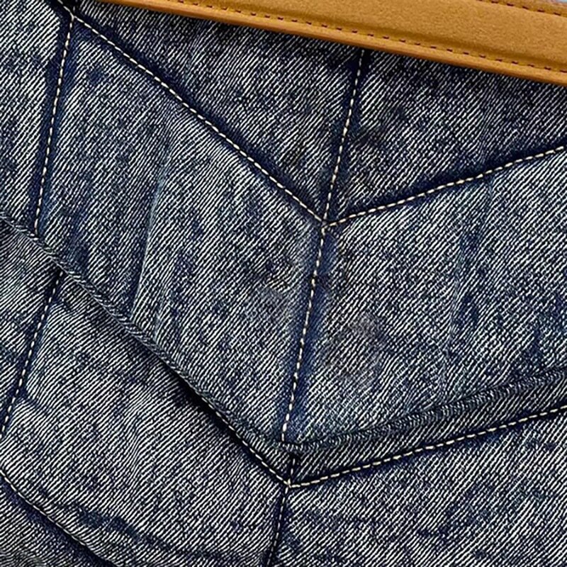 Новинка 2024, женская джинсовая сумка в стиле слитой верх