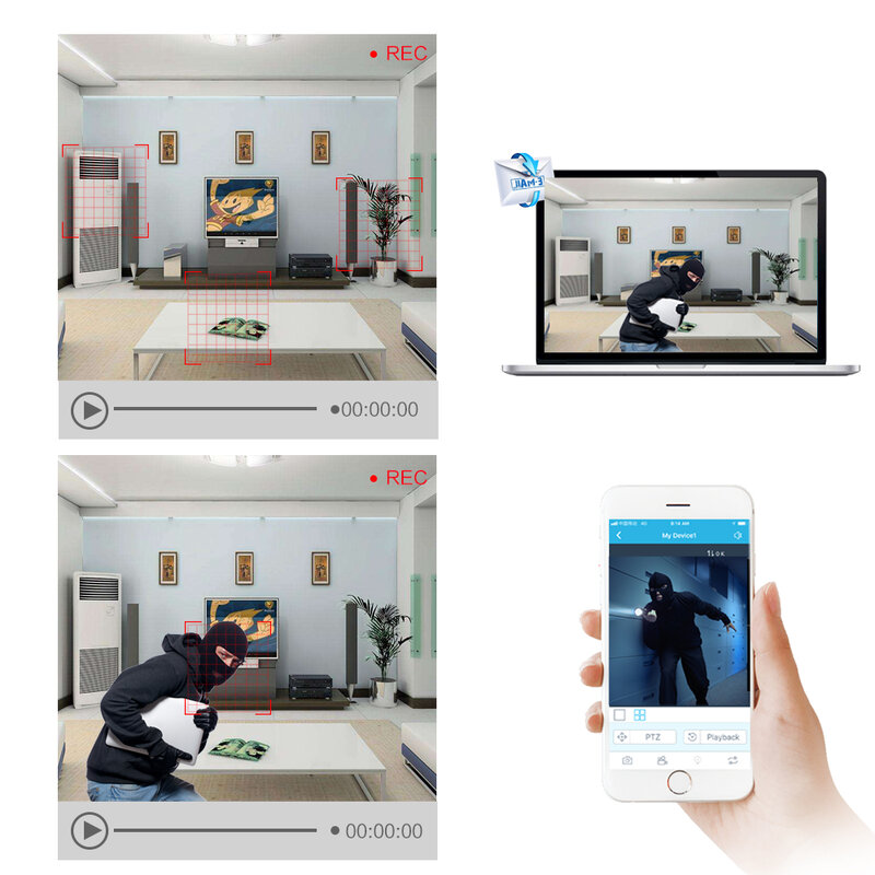 8ch HD Video Survalance Camera Kit 1080P AHD 2/4/6/8 Pcs Waterproof Security Night Vision With Alarm P2P Xmeye App See By Mobile