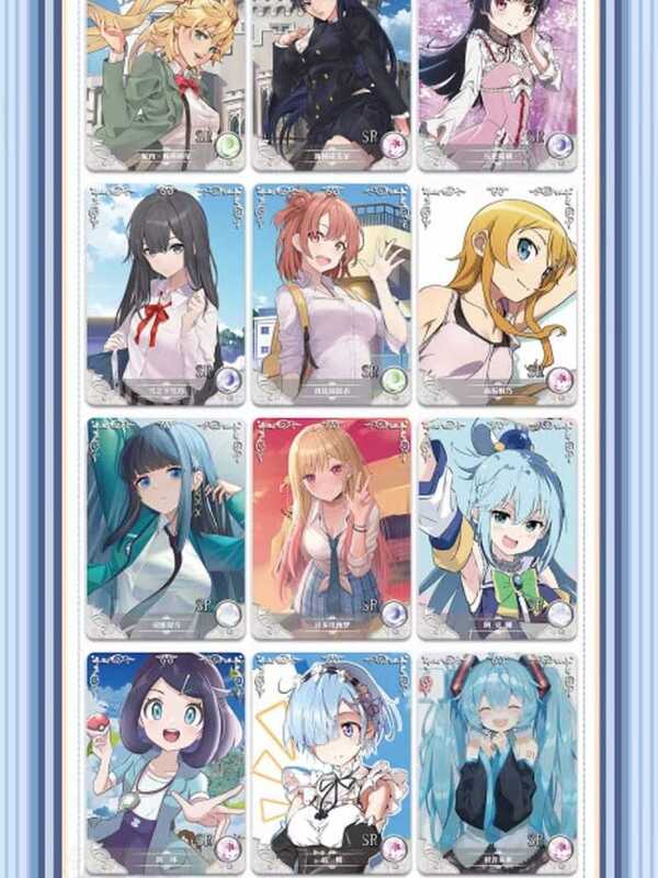 New Goddess Story NS-11 5M08 PR Card Metal Card Anime Games Girl Party Swimsuit Bikini Booster Box Doujin Toys And Hobbies Gift