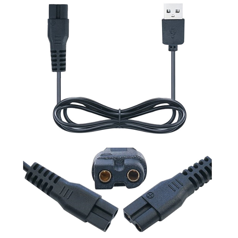 Tondeuses électriques pour animaux de compagnie, rasoir, chargeur USB, câble de charge, alimentation, partie de tondeuse à cheveux, C6, C7
