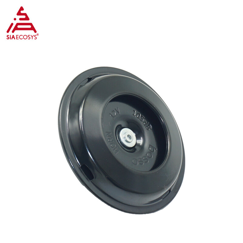 SIAECOSYS Loud 12V General Motorcycle Electric Horn Round Speaker Suitable for Bicycle Scooter Motorcycle in 105dB