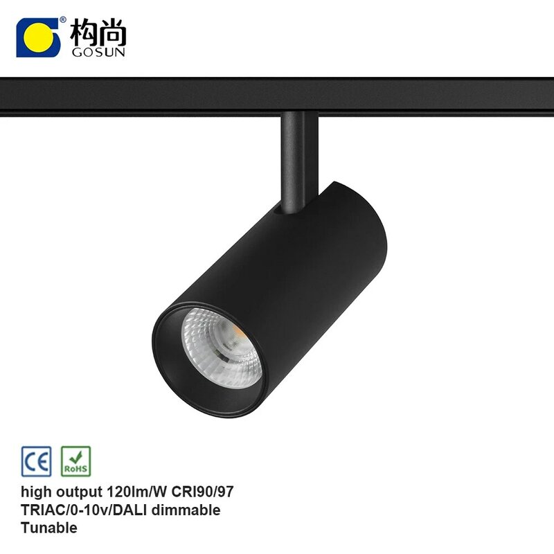 Lampe sur rail magnétique à LED pour intérieur, design populaire, TUYA Zigbee, 2x8W, 48V