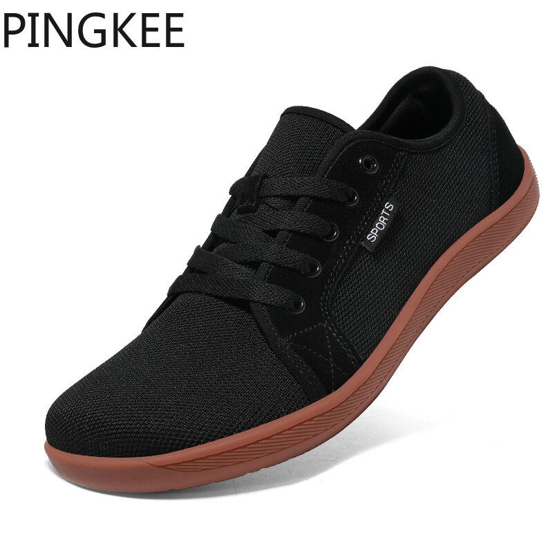 PINGKEY-أحذية رياضية للرجال بمقدمة عريضة ، أحذية حافي القدمين للجنسين ، حذاء بدون صندوق ، قدم مريح ، للجنسين ، عرض