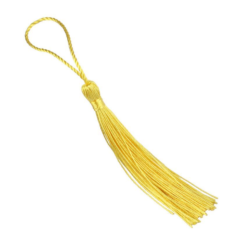 Bead Counter Decoration Polyester Tassels with Hanging Ring Silk Sewing