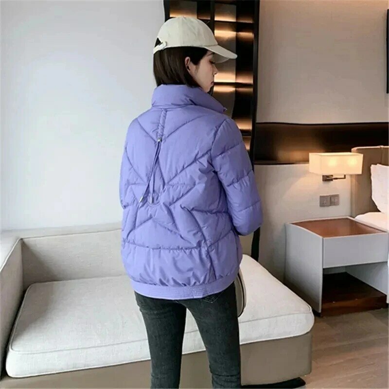 2023 New Women's Jacket Winter Parkas Coats Casual Short Jackets Female Casual Slim Down cotton Padded Parka Warm Outerwear Lady