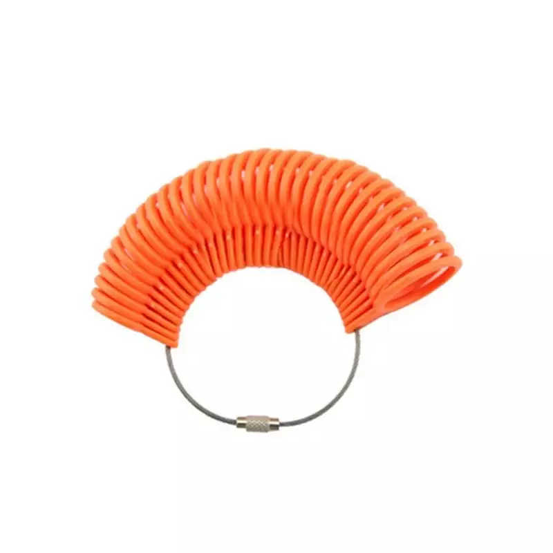 Портативное ювелирное пластиковое кольцо Sizer размер США/HK/EU измерительный инструмент для измерения размера пальца