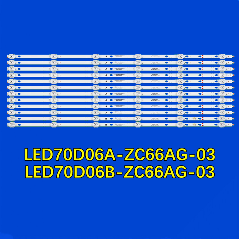 Tira LED para L70M5-4A, L70M5-4S, LU70C51, LS70M31, LT-70MAW795, RTRU7027-US, RTRU7028-CA, LED70D06A-ZC66AG-03, LED70D06B-ZC66AG03,