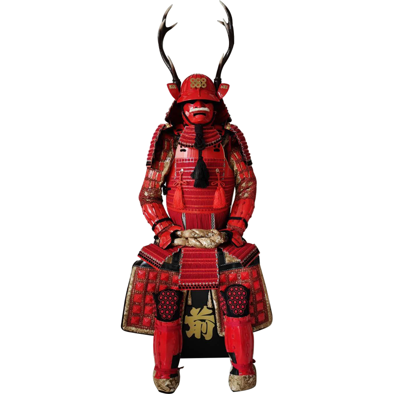 일본 사무라이 갑옷, 고대 일본 센고쿠 시대 바사라 장군, 사나다 유키무라 전사 헬멧, 사나다 노부시게