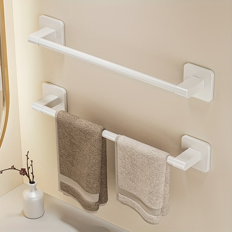 Toallero de baño sin perforaciones, estante de pared para almacenamiento de toallas, accesorios de baño, 40/50CM