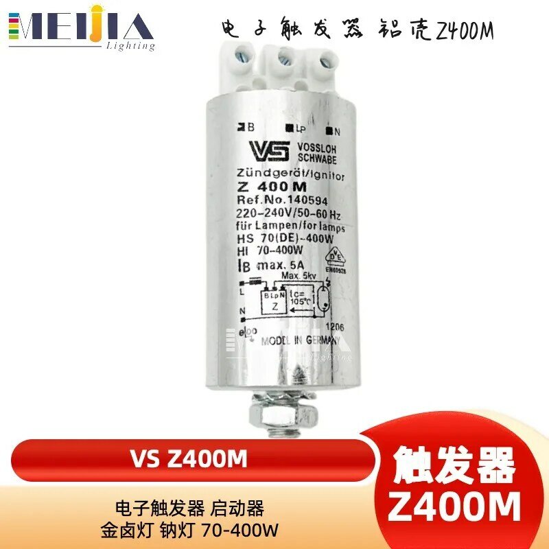 Lamp Elektrische Accessoires Z 400M Metaal-Halogenide Natrium Hoge Kwaliteit High-End Aluminium Case Geïmporteerde Elektronische Trigger