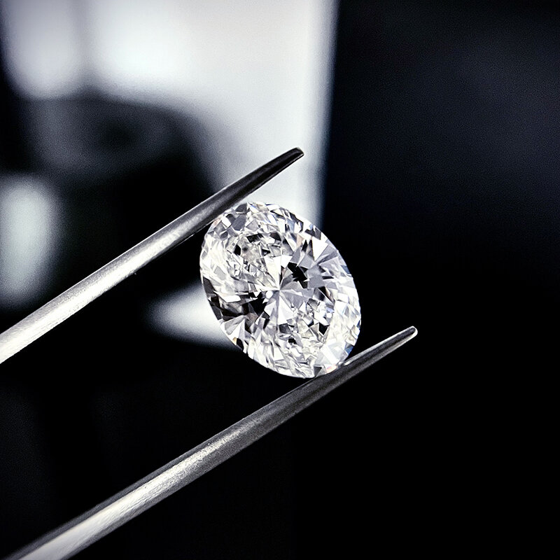 SGARIT Classic Loose Lab Grown Diamond, Corte Oval, 2,01 Carat VS2 G, IGI Jewelry, Diamante Original com Certificação