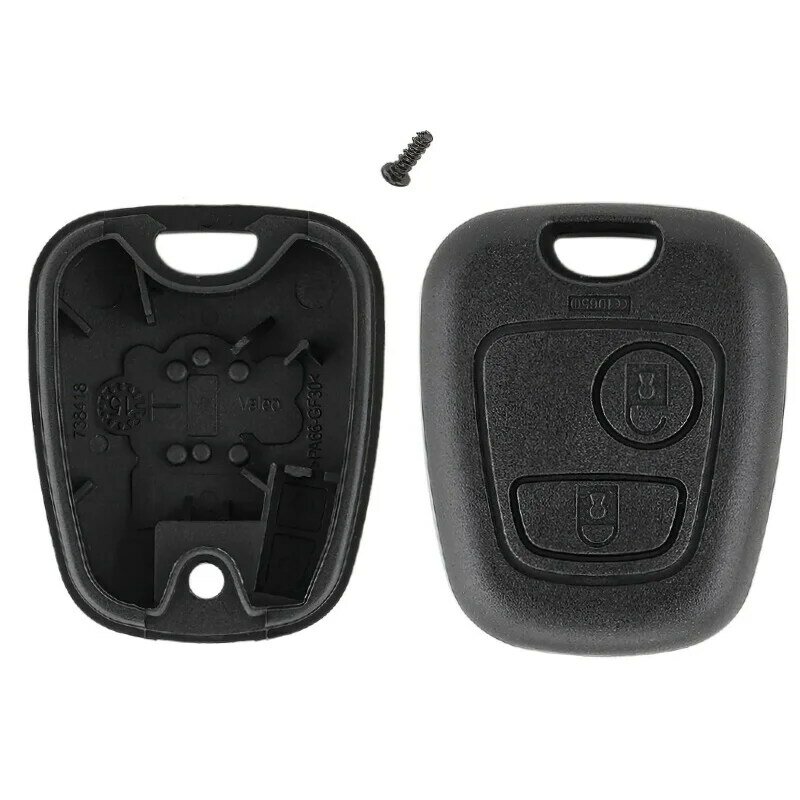 Дистанционный ключ-брелок от машины Shell Чехол Сменные 2 кнопки для Peugeot 206 207 307 408 607 для Citroen C1 C2 C3 C4 для Xsara Picasso