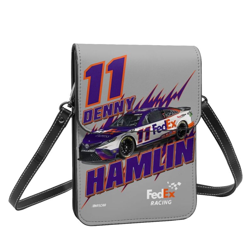 Denny Hamlin 11 크로스바디 지갑, 휴대폰 가방, 숄더백, 휴대폰 지갑, 조절 가능한 스트랩