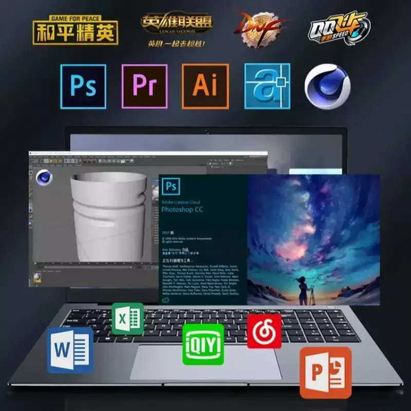 Gaming Laptops Windows 11 Notebooks Office Netbook 11e Gen Intel Core I7-11370H 64Gb Ram 2Tb Dual Ddr4 Slots M.2 Ddr4 5G Wifi