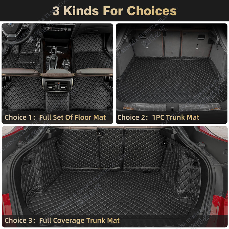 Wearing-Resistant Car Trunk Mat For Smart 1 2022 2023 2024 Car Floor Mats Custom Car Accessories Auto Interior Decoration